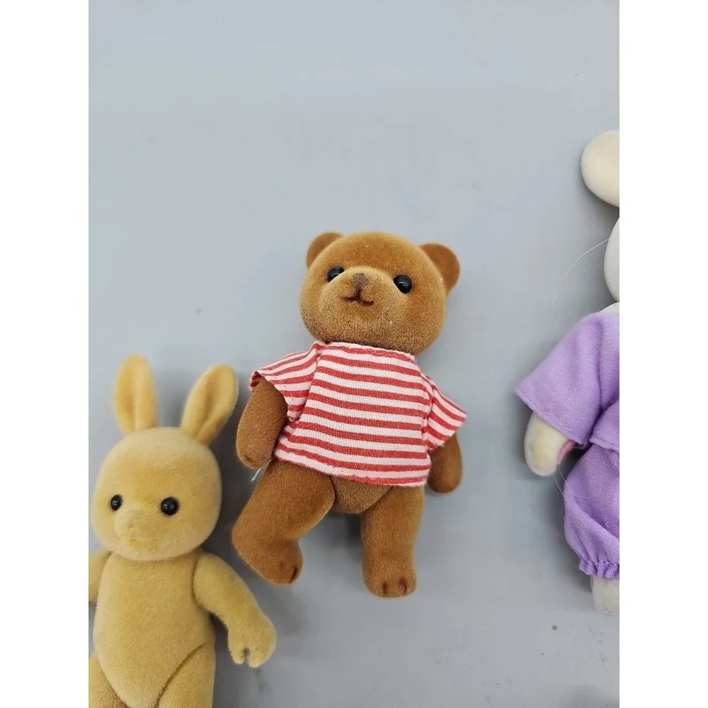 Vintage Sylvanian Forest‎ Family Mice Berenwald Mice Family Rabbits Bears Lot 13